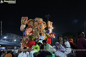 Lord Ganesh Immersion Procession 2026 at Tank Bund, Hyd