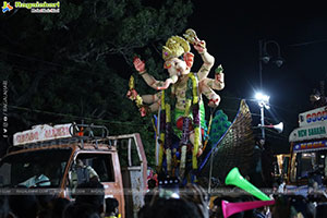 Lord Ganesh Immersion Procession 2026 at Tank Bund, Hyd