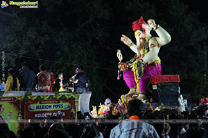 Lord Ganesh Immersion Procession 2026 at Tank Bund, Hyd