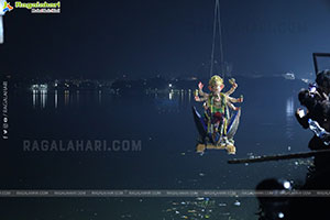 Lord Ganesh Immersion Procession 2026 at Tank Bund, Hyd