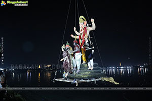 Lord Ganesh Immersion Procession 2026 at Tank Bund, Hyd