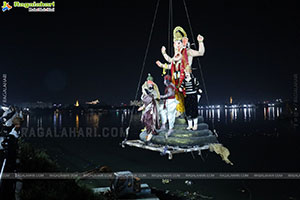 Lord Ganesh Immersion Procession 2026 at Tank Bund, Hyd