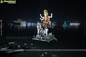 Lord Ganesh Immersion Procession 2026 at Tank Bund, Hyd