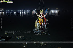 Lord Ganesh Immersion Procession 2026 at Tank Bund, Hyd