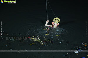 Lord Ganesh Immersion Procession 2026 at Tank Bund, Hyd