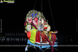 Lord Ganesh Immersion Procession 2026 at Tank Bund, Hyd