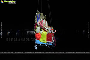 Lord Ganesh Immersion Procession 2026 at Tank Bund, Hyd