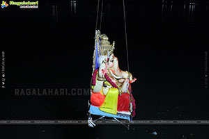 Lord Ganesh Immersion Procession 2026 at Tank Bund, Hyd