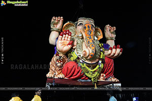 Lord Ganesh Immersion Procession 2026 at Tank Bund, Hyd