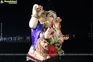 Lord Ganesh Immersion Procession 2026 at Tank Bund, Hyd