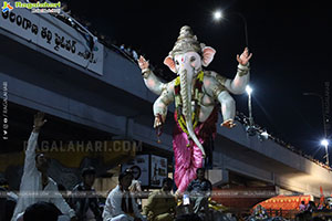 Lord Ganesh Immersion Procession 2026 at Tank Bund, Hyd