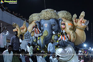 Lord Ganesh Immersion Procession 2026 at Tank Bund, Hyd
