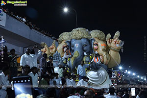 Lord Ganesh Immersion Procession 2026 at Tank Bund, Hyd