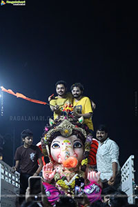 Lord Ganesh Immersion Procession 2026 at Tank Bund, Hyd