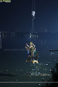 Lord Ganesh Immersion Procession 2026 at Tank Bund, Hyd