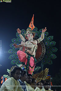 Lord Ganesh Immersion Procession 2026 at Tank Bund, Hyd