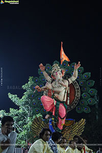 Lord Ganesh Immersion Procession 2026 at Tank Bund, Hyd
