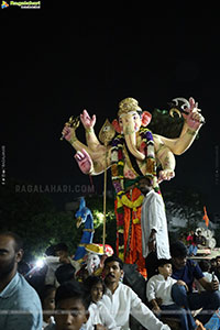 Lord Ganesh Immersion Procession 2026 at Tank Bund, Hyd