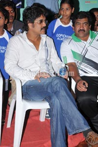 Nagarjuna, Amala at Gopichand Badminton Academy