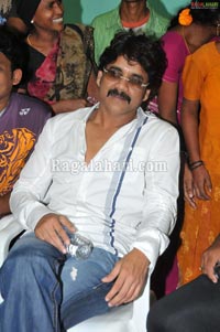 Nagarjuna, Amala at Gopichand Badminton Academy