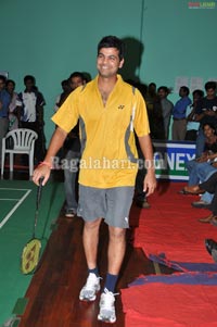 Nagarjuna, Amala at Gopichand Badminton Academy