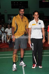 Nagarjuna, Amala at Gopichand Badminton Academy