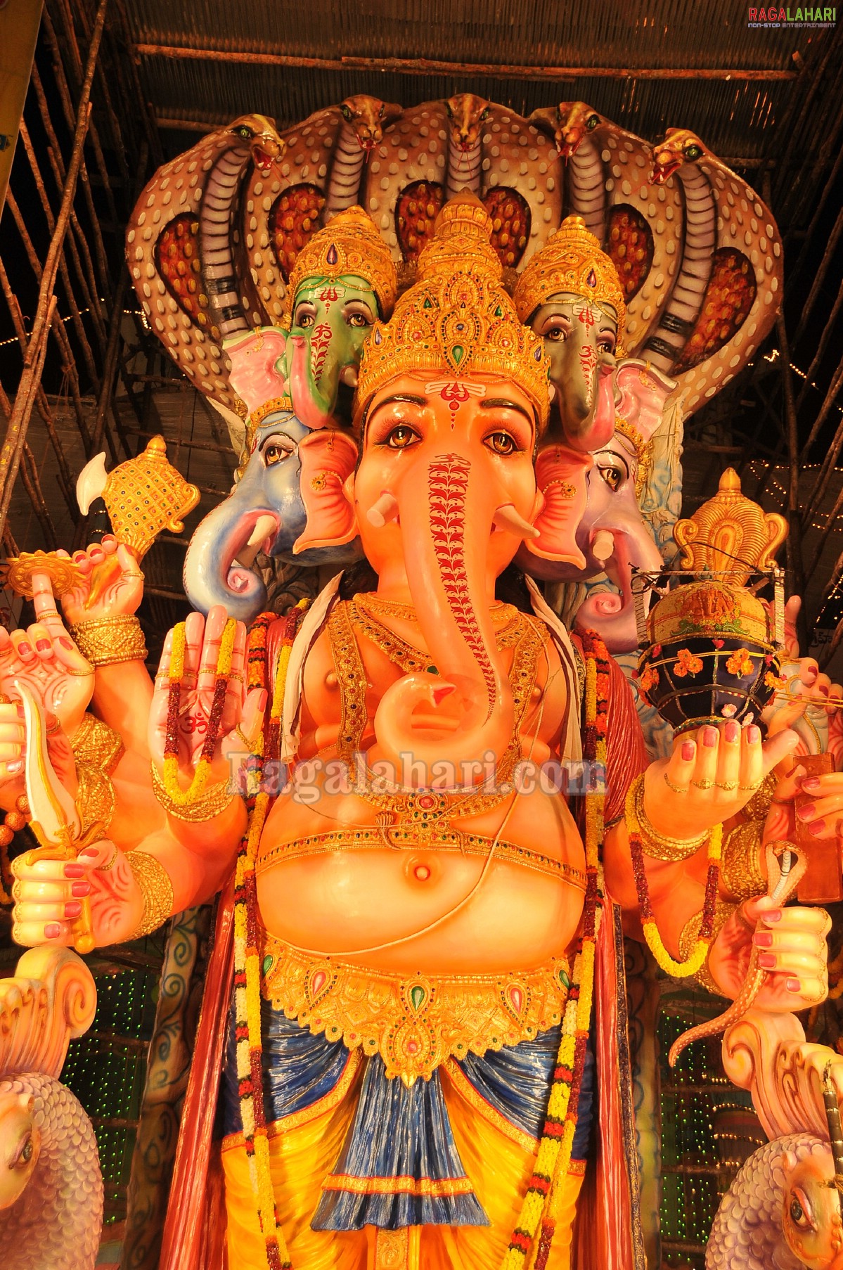 Ganesh Idols at Khairatabad, Krishna Nagar, Indira Nagar