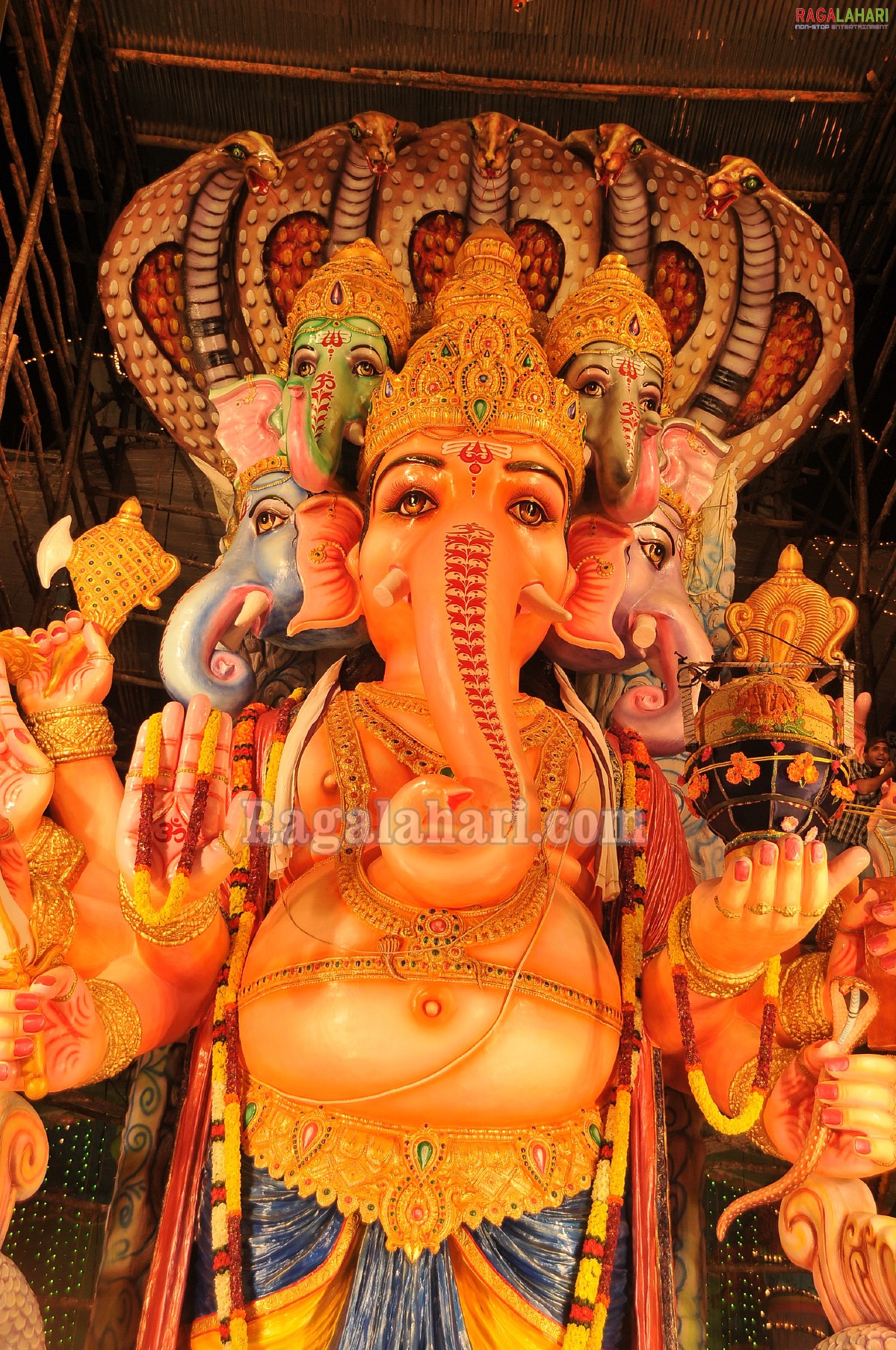 Ganesh Idols at Khairatabad, Krishna Nagar, Indira Nagar