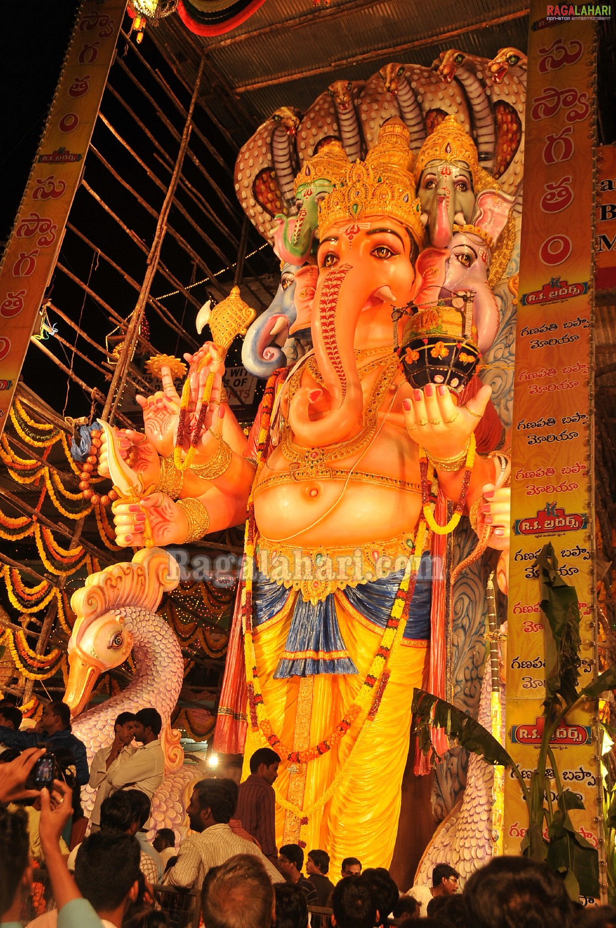 Ganesh Idols at Khairatabad, Krishna Nagar, Indira Nagar