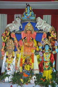 Ganesh Idols at Khairatabad, Krishna Nagar & Indira Nagar