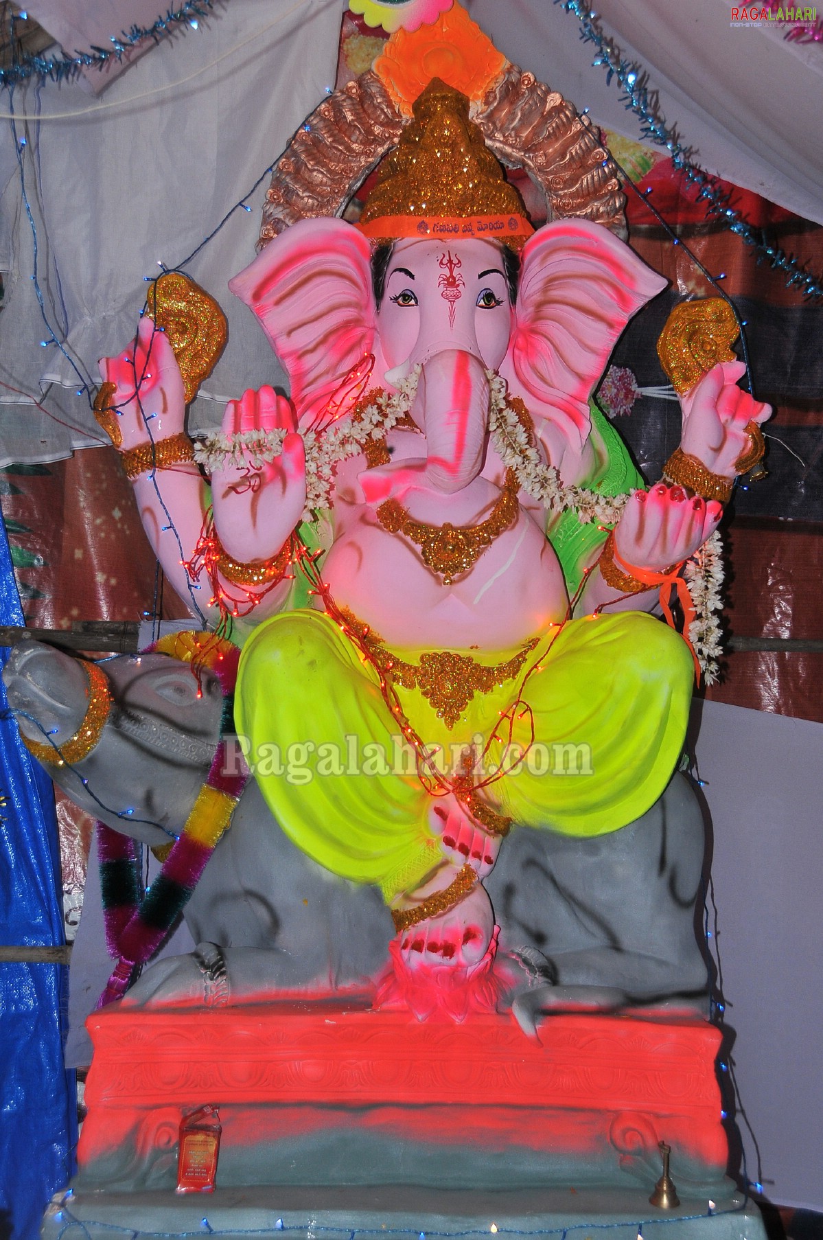 Ganesh Idols at Khairatabad, Krishna Nagar, Indira Nagar