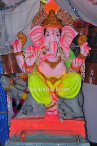 Ganesh Idols at Khairatabad, Krishna Nagar & Indira Nagar