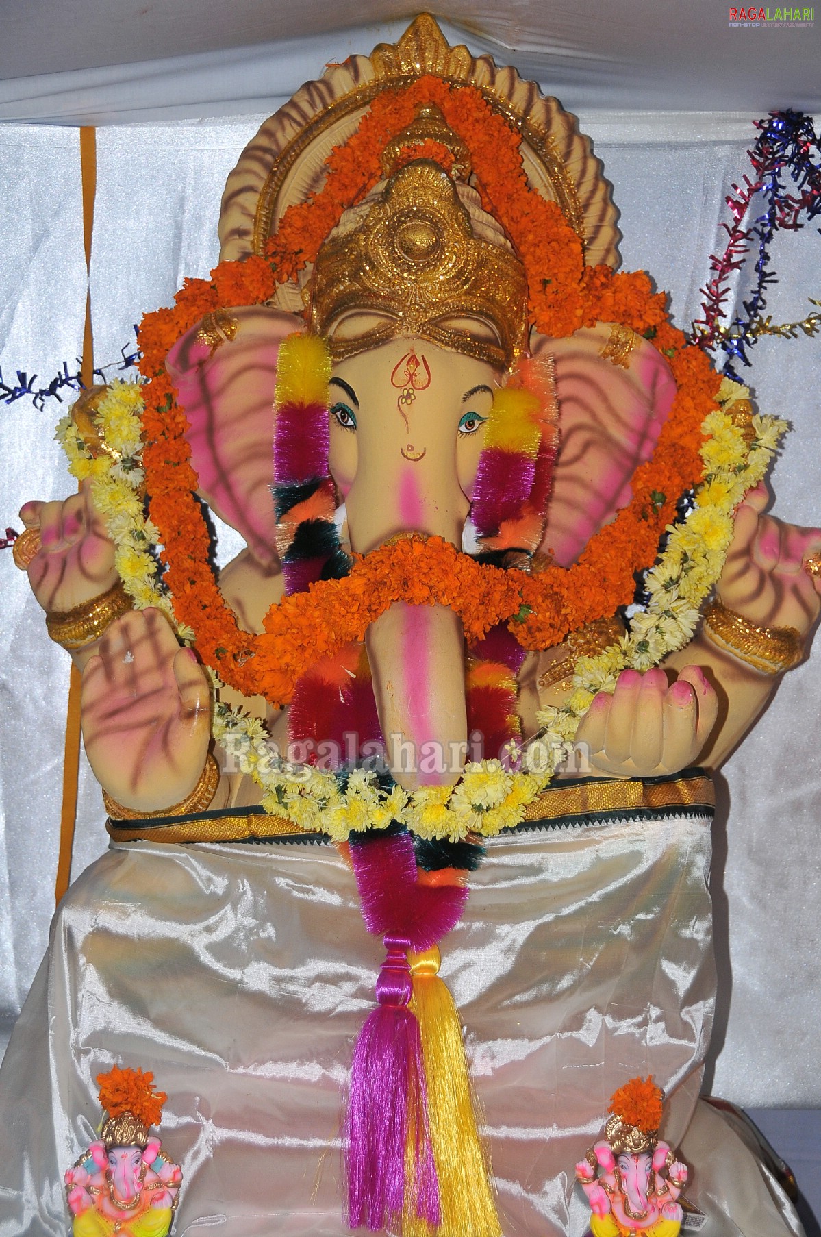 Ganesh Idols at Khairatabad, Krishna Nagar, Indira Nagar