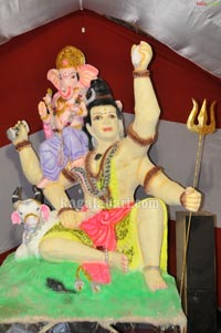 Ganesh Idols at Khairatabad, Krishna Nagar & Indira Nagar