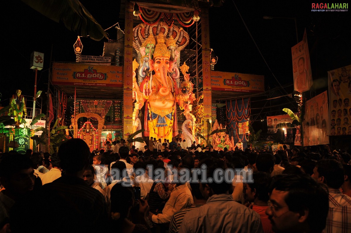 Ganesh Idols at Khairatabad, Krishna Nagar, Indira Nagar