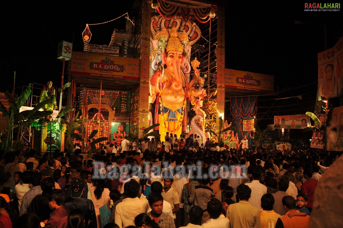 Ganesh Idols at Khairatabad, Krishna Nagar, Indira Nagar