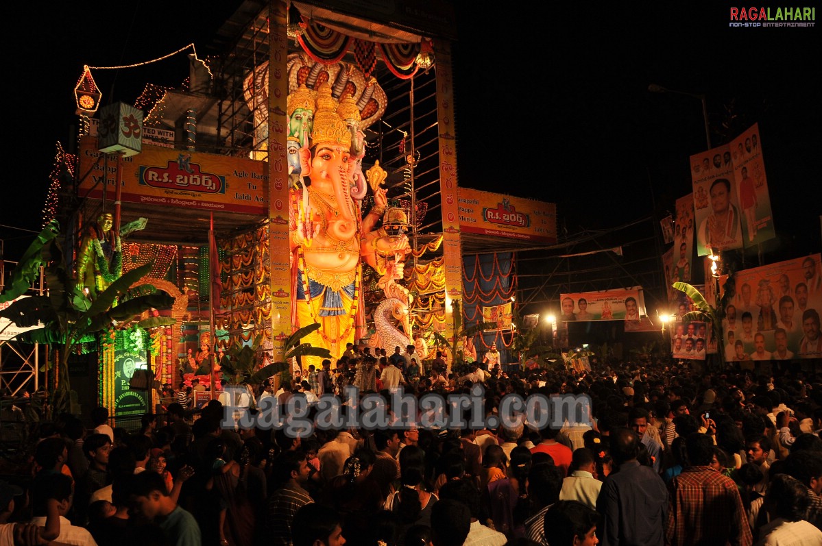 Ganesh Idols at Khairatabad, Krishna Nagar, Indira Nagar