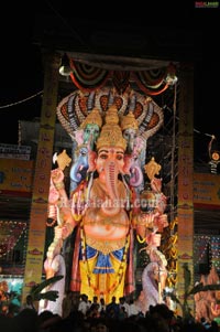 Ganesh Idols at Khairatabad, Krishna Nagar & Indira Nagar