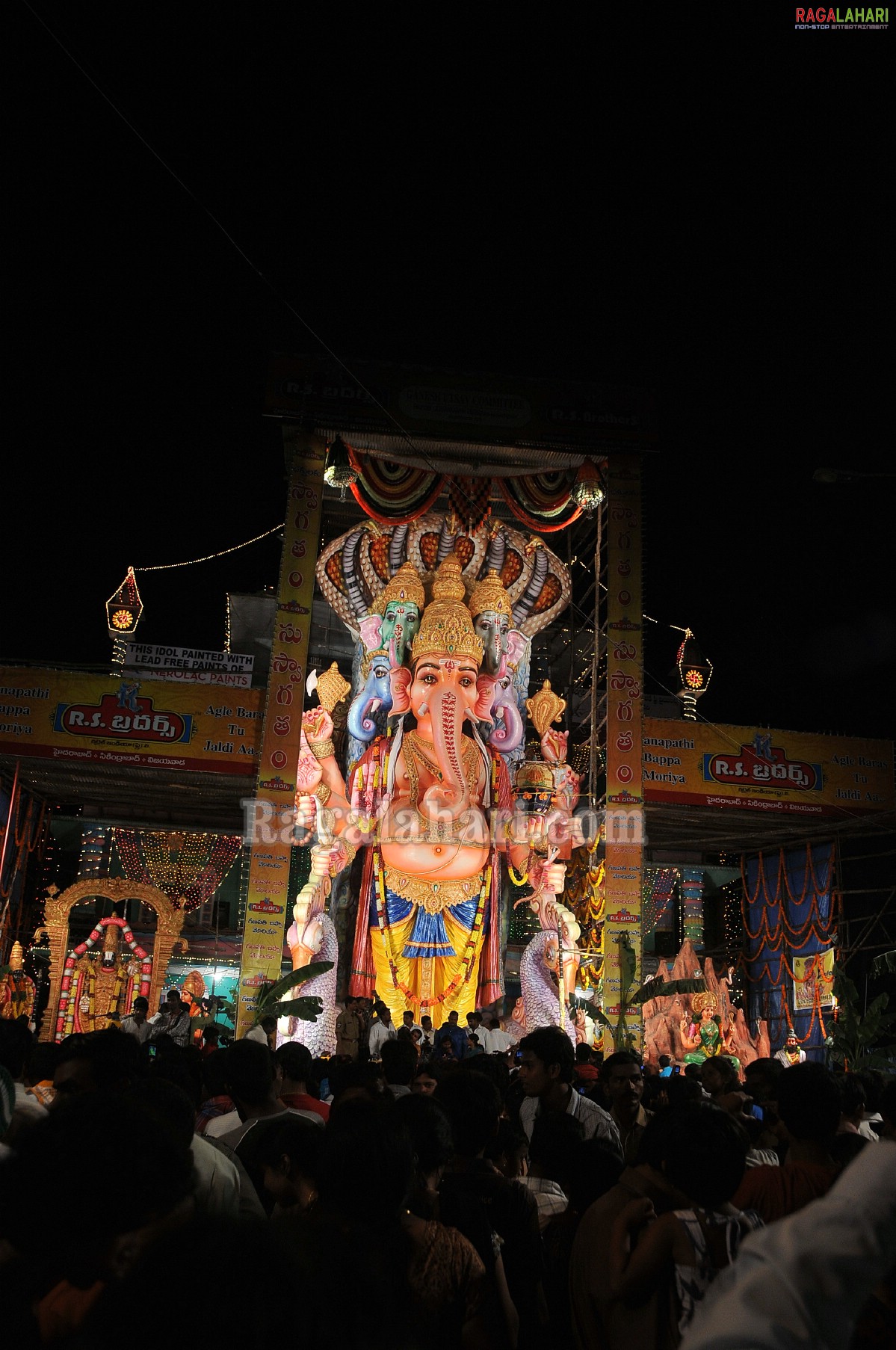 Ganesh Idols at Khairatabad, Krishna Nagar, Indira Nagar