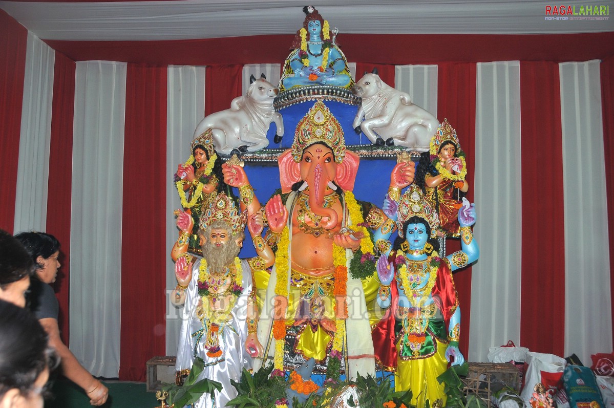 Ganesh Idols at Khairatabad, Krishna Nagar, Indira Nagar