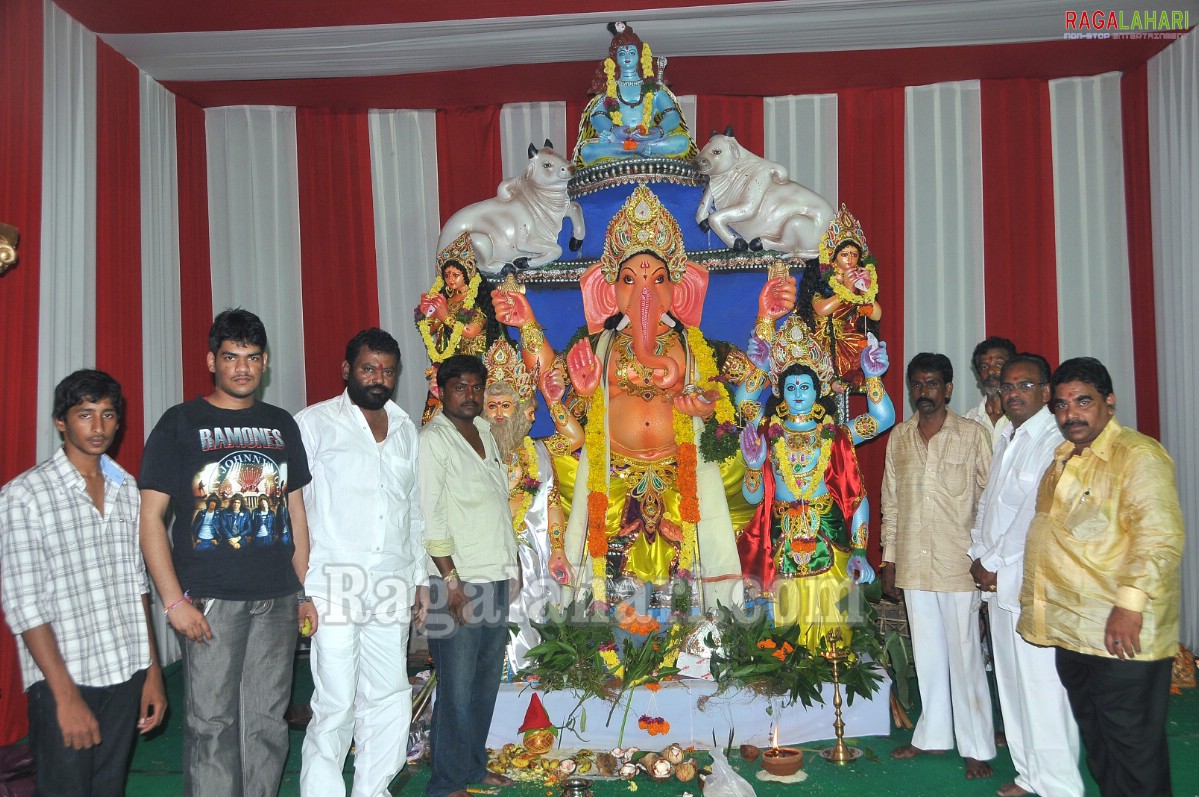 Ganesh Idols at Khairatabad, Krishna Nagar, Indira Nagar