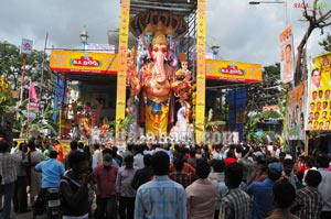 Vinayaka Idol at Khairatabad