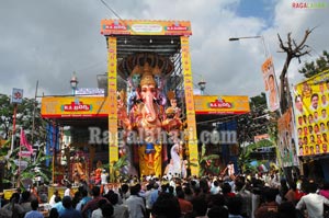 Vinayaka Idol at Khairatabad