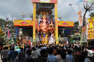 Vinayaka Idol at Khairatabad