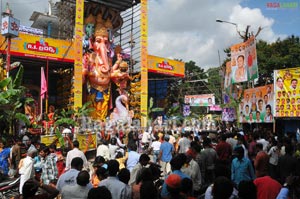 Vinayaka Idol at Khairatabad