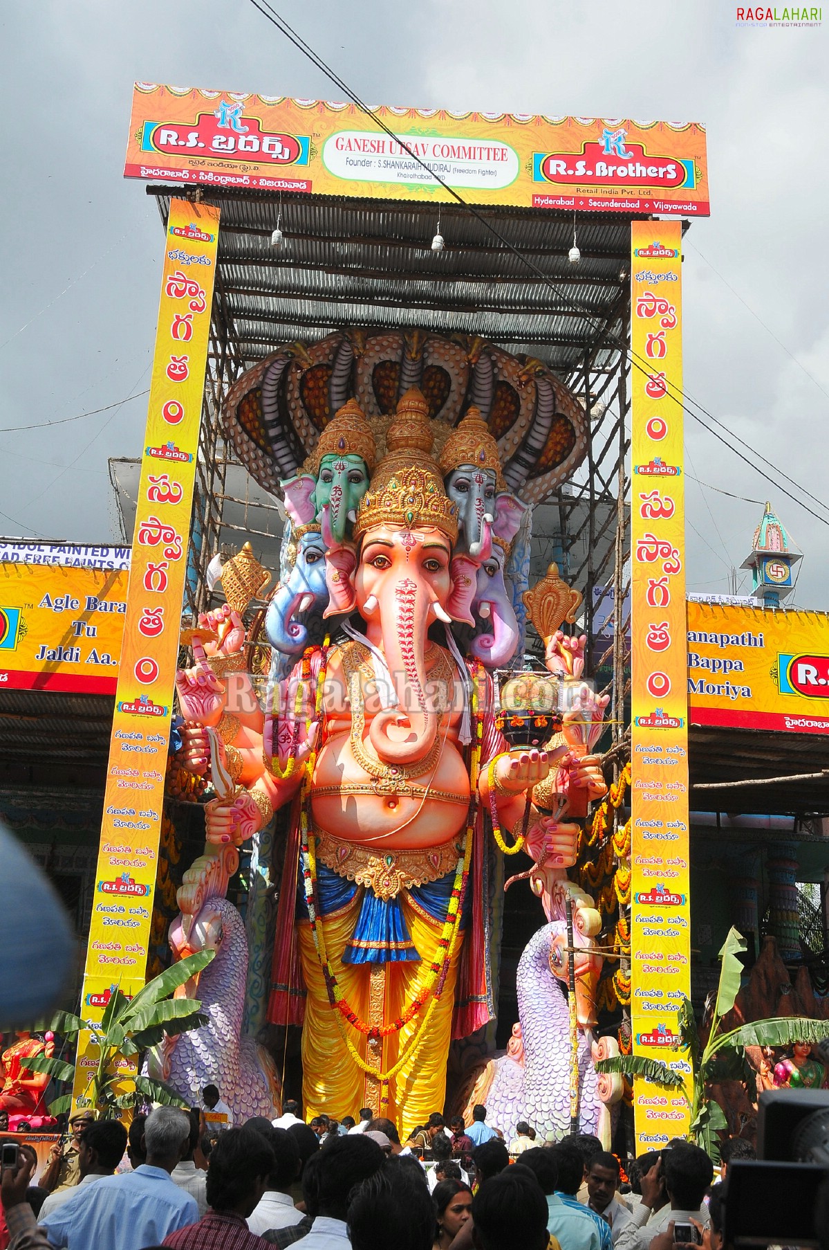 Khairatabad Ganesh Idols 2010