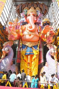 Vinayaka Idol at Khairatabad