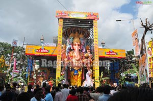 Vinayaka Idol at Khairatabad