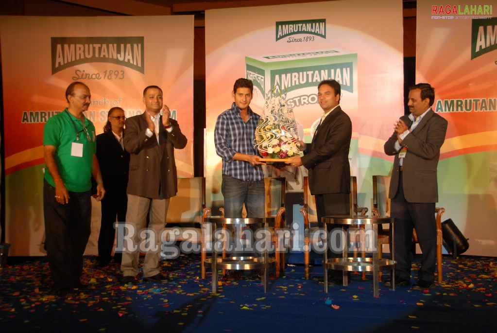 Mahesh Babu Launches Amrutanjan Strong