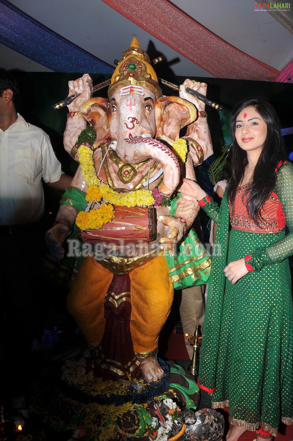 Eco Friendly Ganesh Idol at Prasads Multiplex